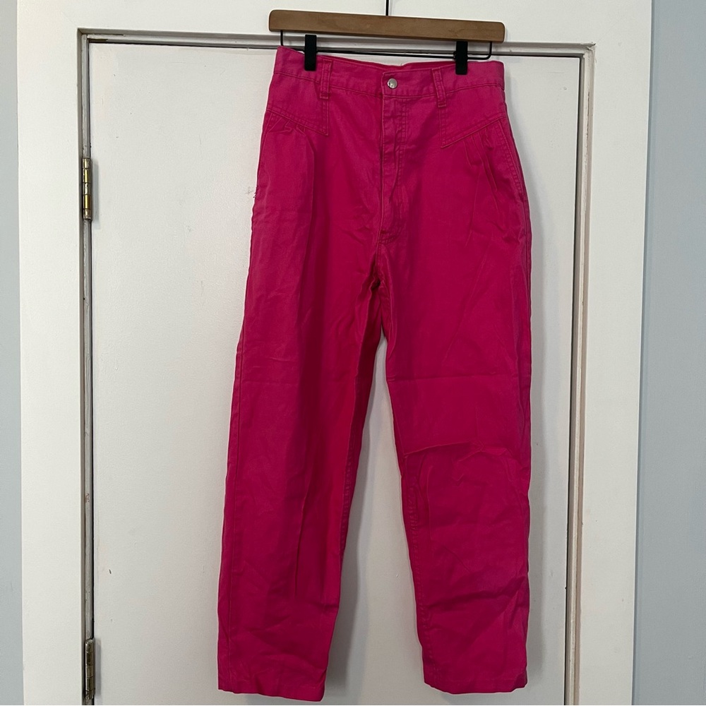 Vintage Bright Pink Straight Leg Pants